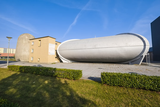 Grosser Windkanal, Aerodynamischer Park, Berlin-Adlershof, Deutschland