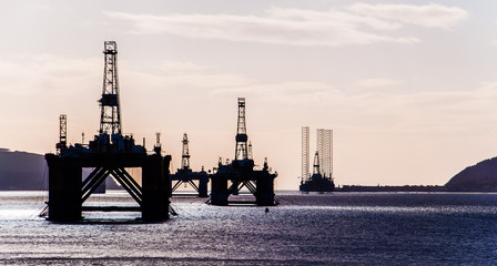 Plataformas de extracción de gas en Escocia, Cromarty Firth