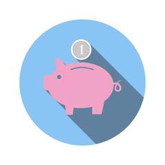 Piggy bank icon