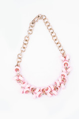 unusual beads isolated on white