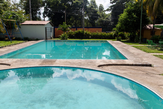 Swimming pool at hotel