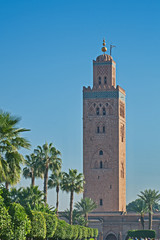 Fototapeta na wymiar Marroko- Marrakesch, Große Moschee 
