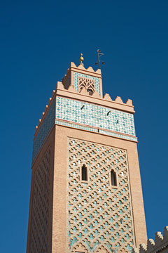 Marroko- Marrakesch, Gro&szlig;e Moschee 
