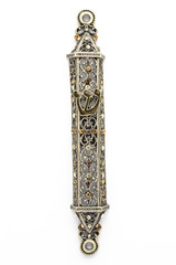 mezuzah on a white background