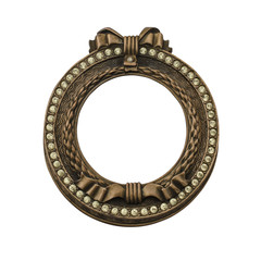 Vintage round photo frame