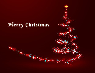 lighting christmas tree