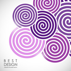 Spiral abstract background