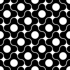 Vector modern seamless geometry pattern star, black and white abstract geometric background, pillow print, monochrome retro texture, hipster fashion design