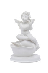 Christmas angel isolated on a white