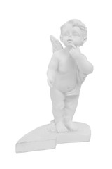Obraz premium Christmas angel isolated on a white