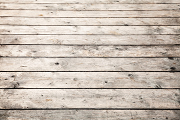 Old wooden floor. Background photo with selective focus