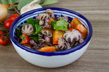 Octopus salad
