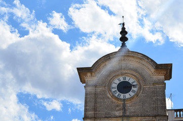 Cisternino (Brindisi, Puglia, Italy) - Clock tower