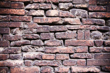 aged brick wall.