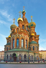Fototapeta na wymiar Church of Savior on Spilled Blood. St.Petersburg, Russia