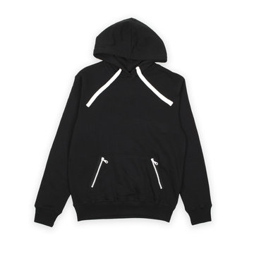 black hoody isolated on white