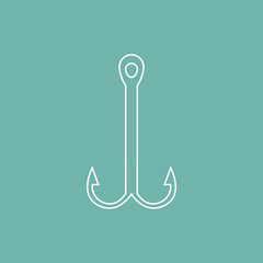 Fishing hook icon