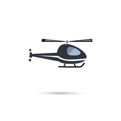 Travel helicopter icon