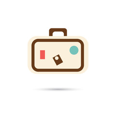 Travel suitcase icon