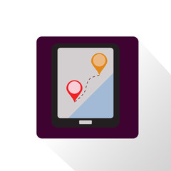 Travel tablet icon