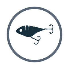 Fishing bait icon
