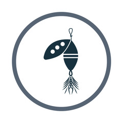 Fishing bait icon