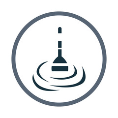 Fishing float icon