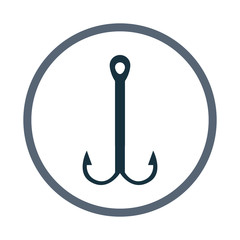 Fishing hook icon