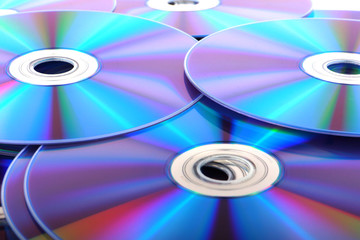 Cd or DVD romes for background