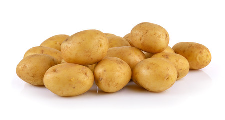  potato isolated on white background