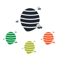 Bee hive icon