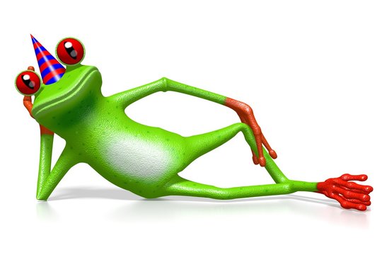 Birthday 3D Frog