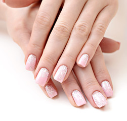 french manicure isolated 