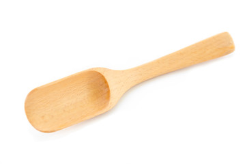Wooden scoop.