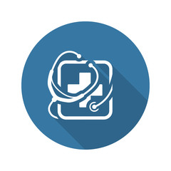 Medical Services Icon. Flat Design.
