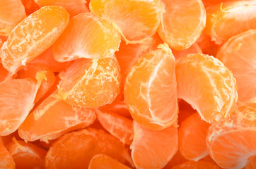 Peeled mandarin