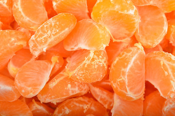 Peeled mandarin