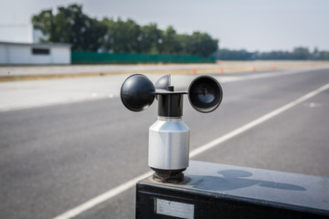 The wind meter, weather station