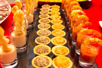 the cocktail sauce with shrimp