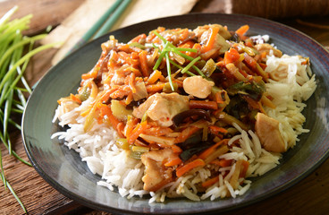 Rice with chicken