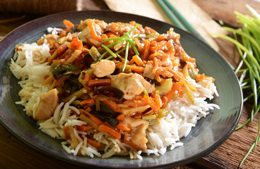 Rice with chicken