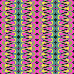 Seamless abstract repeating colorful pattern - 98537367