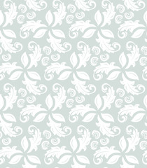 Fototapeta premium Floral Fine Seamless Vector Pattern