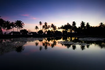 Foto auf Leinwand Sunrise at candidasa, Bali © t4nkyong