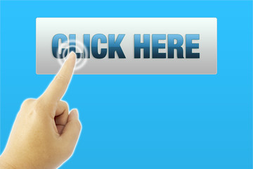 Click Here on blue background