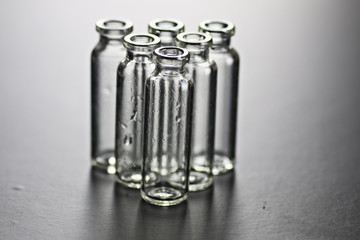 Medical test tubes set