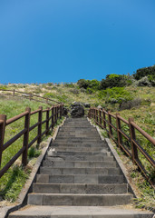 Fototapeta na wymiar rock stairs