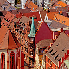 Altstadt von FREIBURG im Breisgau