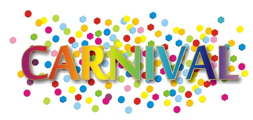 bunter Karnevalhintergrund