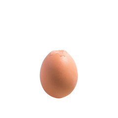 boiled egg broken